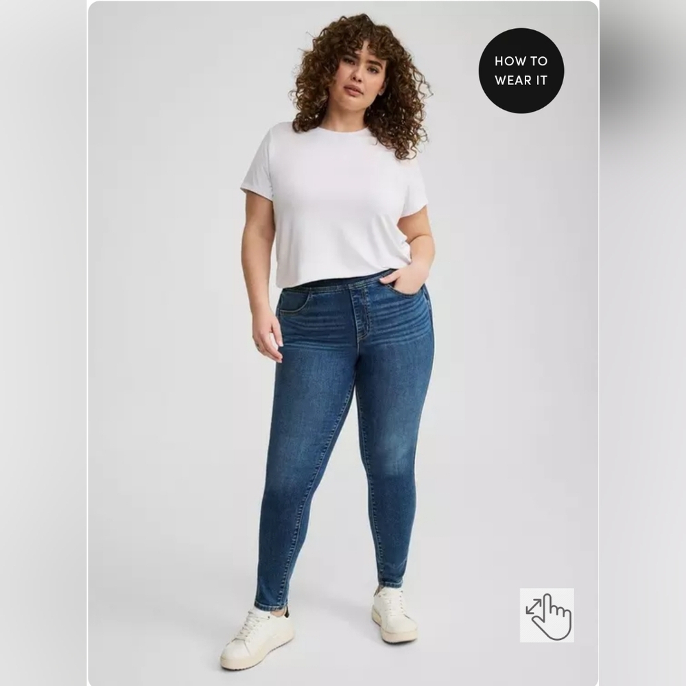 Torrid Lean Jean Skinny High-Rise Jean Size 0R (12)